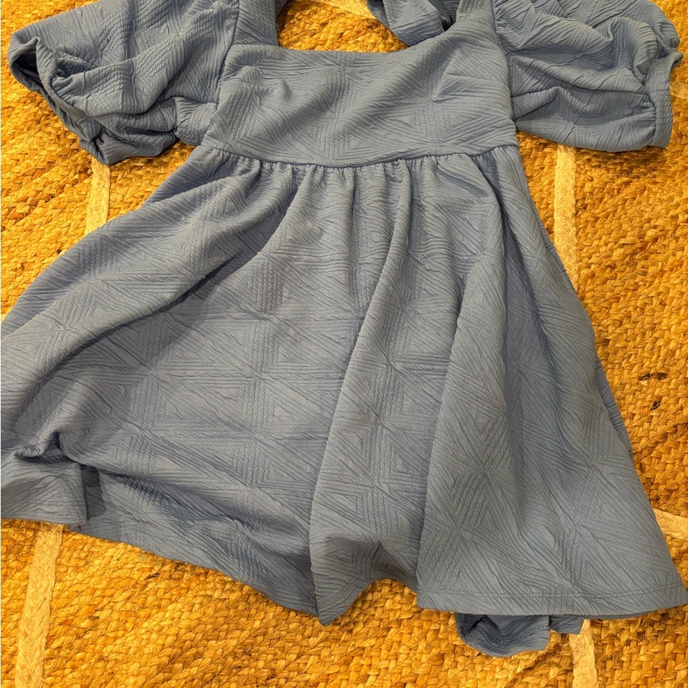 Charming Blue Kids Dress